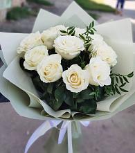Букет Белые розы Проуд #REPLACE_PRED# Удачном