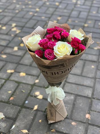 Букет цветов из: Розы в Удачном